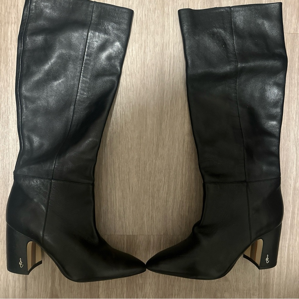 Sam Edelman Black Heeled Boots